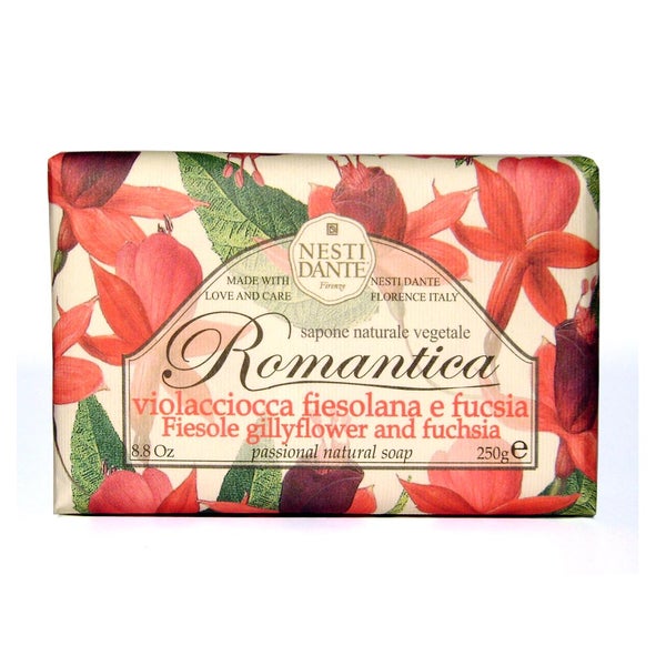 Nesti Dante ROMANTICA Nat. Seife Levkoje & Fuchsia 250 g