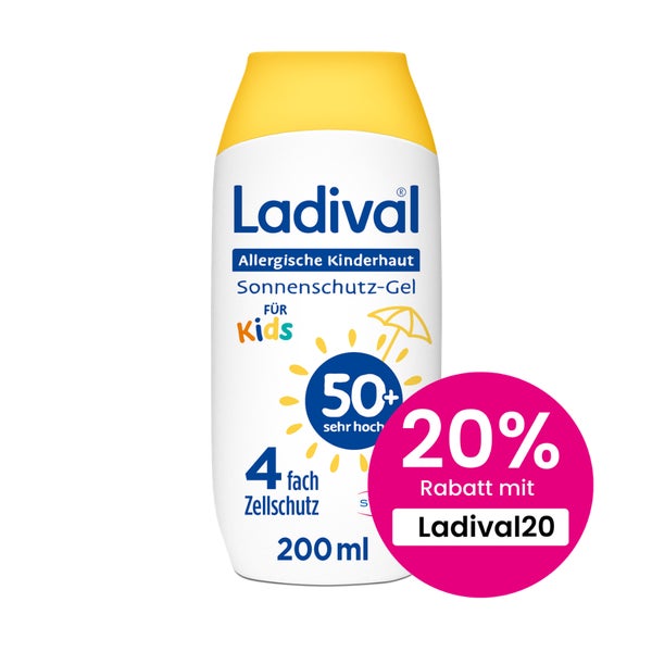 Ladival Allergische Kinderhaut Gel LSF50+ 200 ml