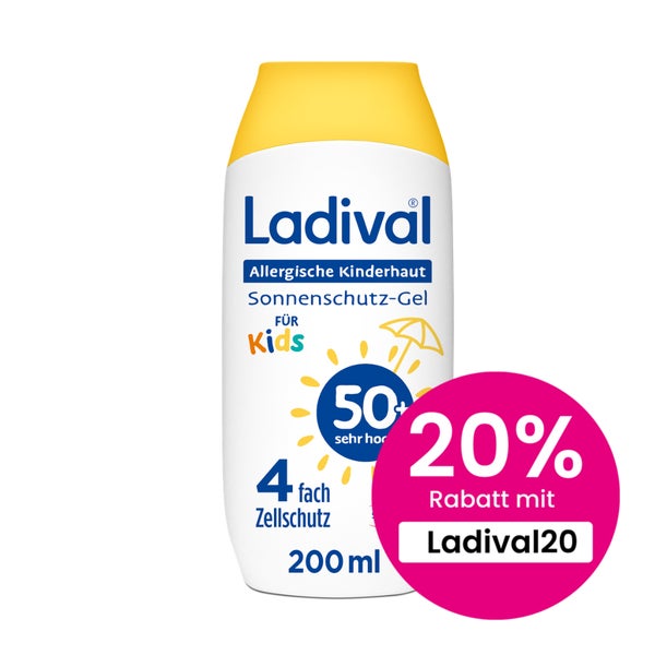 Ladival Allergische Kinderhaut Gel LSF50+ 200 ml