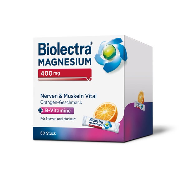 Biolectra Magnesium® 400 mg Nerven & Muskeln vital 60 St