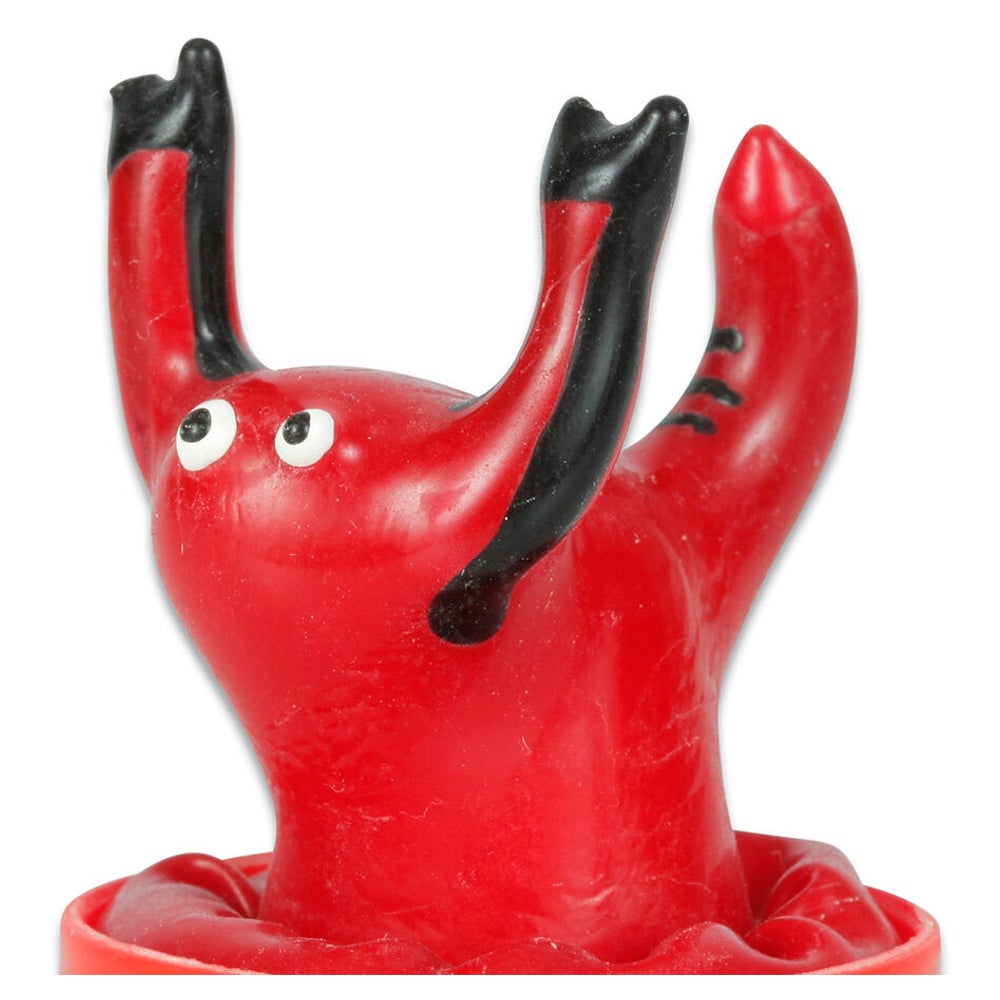 Scherzkondom «Skorpion» – Handbemalt, Rotes Party-Geschenk (1 Stück) 1 St