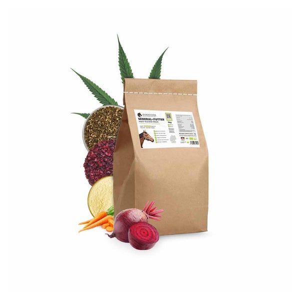 PFERDESTARK Bio Hanf Karotte & Rote Beete Mash Pferdefutter getreidefrei 3kg 3 kg