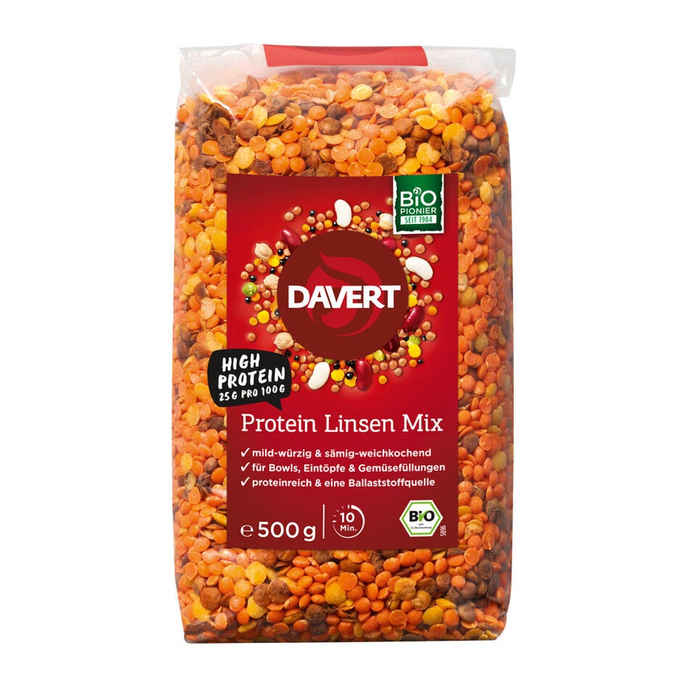 Davert Protein Linsen Mix Bio 500 g