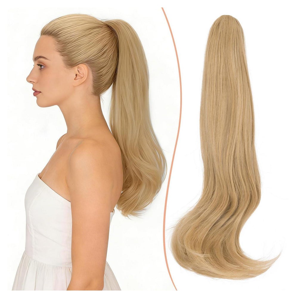 Pferdeschwanz Haarteil Haarverlängerung 40cm 24 613# Blond g 1 St