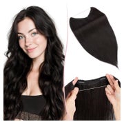 SEGO Pro Secret Hair Extensions Echthaar Haarverlängerung mit Draht, 50 cm