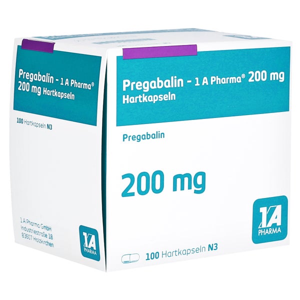 Pregabalin-1a Pharma 200 mg Hartkapseln 100 St