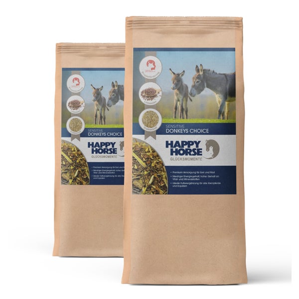 Sensitive Donkeys Choice 28 kg für Esel, Mulis und Maulesel 14 kg