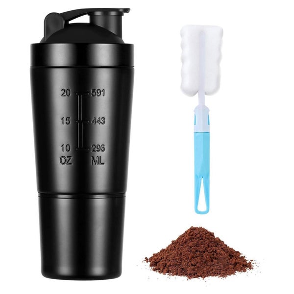 Edelstahl Protein Shaker 700 ml Bottle Leak Proof BPA Free 1 St