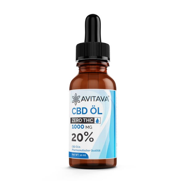 ZERO 20% CBD Öl THC-freies hochaktives CBD Öl 10 ml