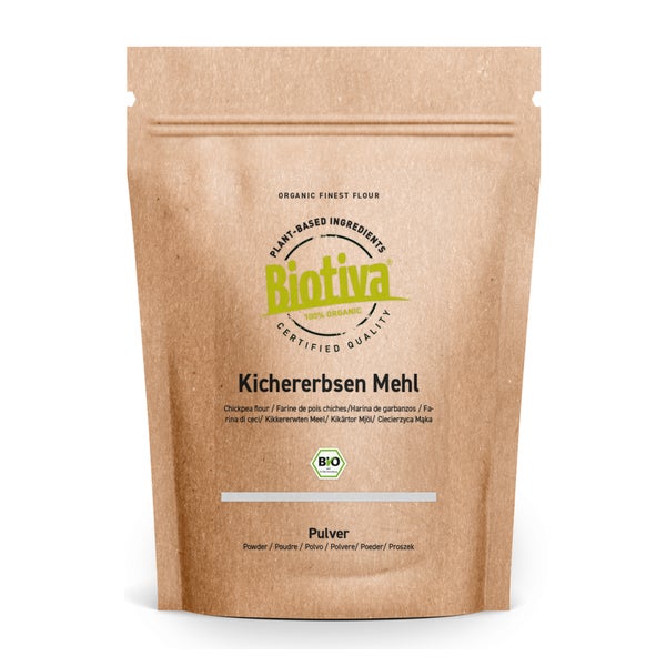 Biotiva Kichererbsenmehl Bio 1000 g