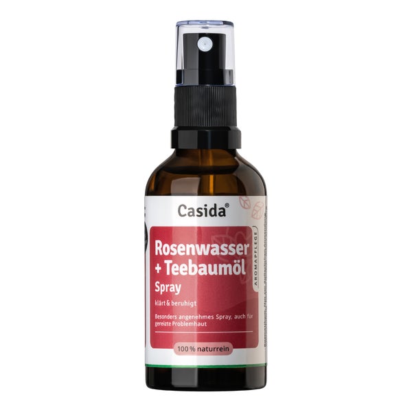 Rosenwasser + Teebaumöl Spray 50 ml