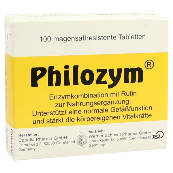 Philozym Magensaftresistente Tabletten 100 St