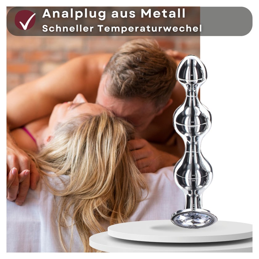 Lovelyness - Analplug aus Metall mit Zierstein - 3 Kugeln online kaufen |  DocMorris