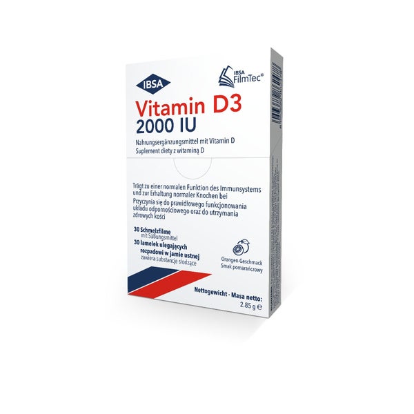 VITAMIN D3 2000 I.E. Schmelzfilm 30 St