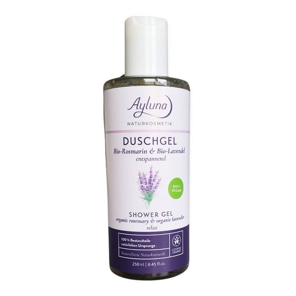 Ayluna Duschgel Bio-Rosmarin & Bio-Lavendel Entspannend Bio 250 ml