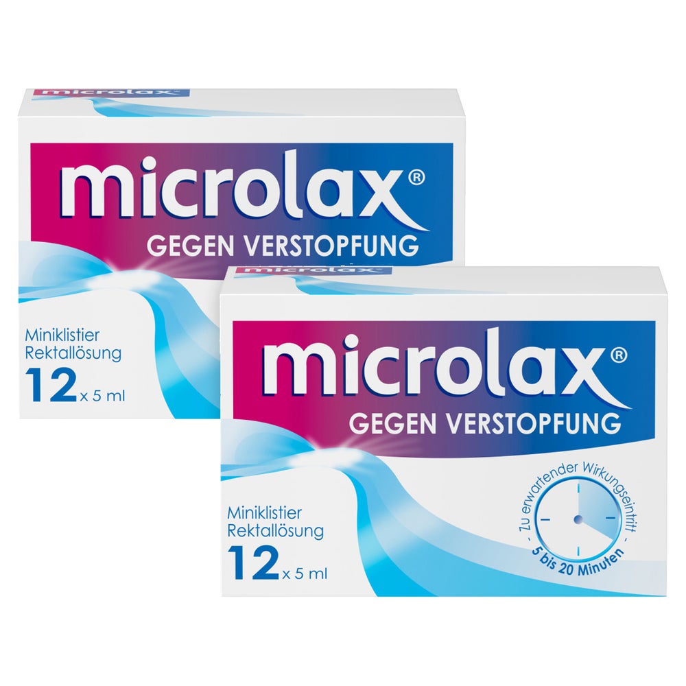 Microlax Rektallösung (2 x 12 x 5ml) 2X12X5 ml