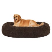 Hundebett rund Donut Hundekissen L 100 x B 100 x H 20 cm Bra 1 St