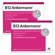 Produktabbildung: B12 Ankermann 1.000 µg Tabletten Doppelp 2X100 St