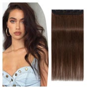 Extensions Clip in Echthaar Remy 5 Clips 40 cm-45 g Braun 1 St