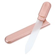 Glasnagelfeile mit Etui Kristall Nagelfeile Roségold Doppels 1 St