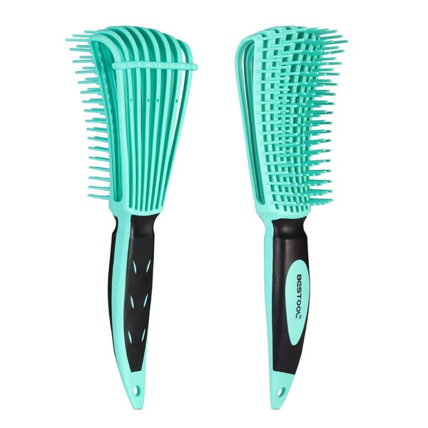 BESTOOL Pro Haarbürste für Naturhaar Afro Lockiges Haar 3a-4 1 St