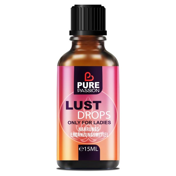 Pure Passion® Lust Drops für Frauen | natürlicher Begleiter für mehr Sinnlichkeit 15 ml