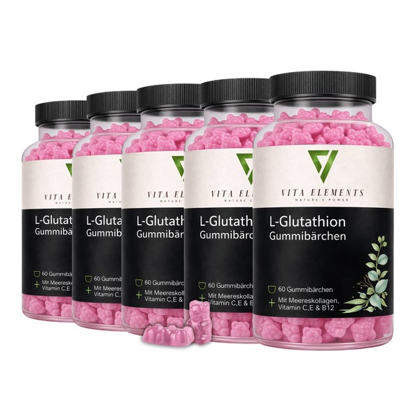 Vita Elements L-Glutathion Gummibärchen 5 x 60 St
