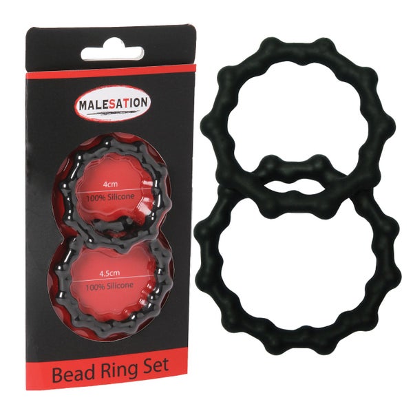 MALESATION - Bead Ring Set 2 St
