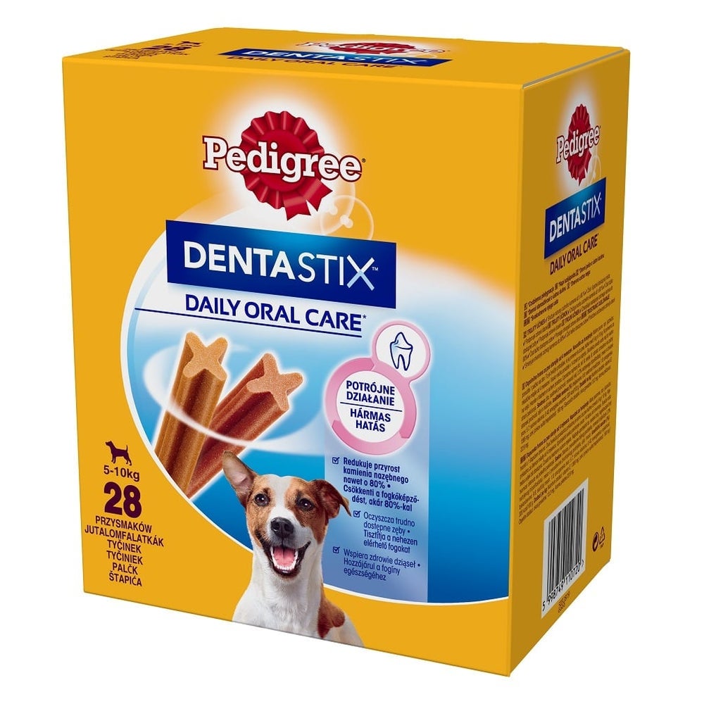 PEDIGREE DentaStix (kleine Rassen) Zahnsnack für Hunde 28 Stk. - 4x 0,44 kg