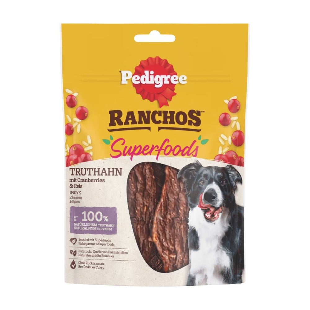 PEDIGREE RANCHOS Superfoods : Leckerlis mit Truthahn, Cranberries und Reis 0,07 kg