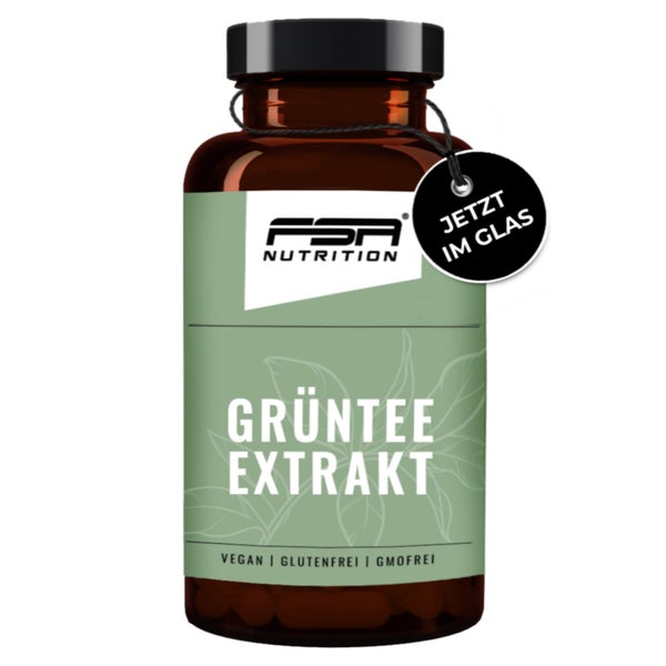 Grüntee Kapseln mit Grüntee Extrakt im Glas 180 St