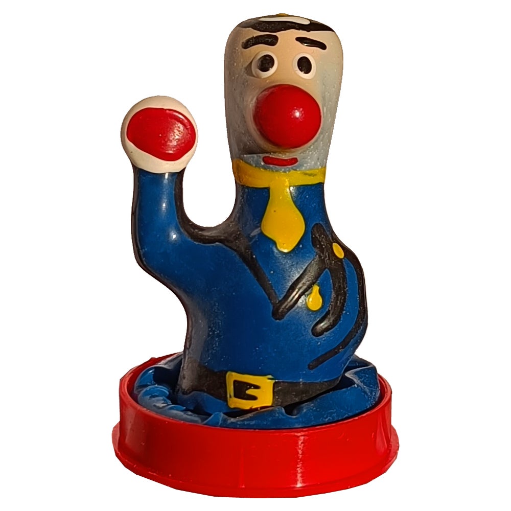 Scherzkondom „Polizist“ Handbemalt Geschenk f. Ordnungshüter (1 Stück) 1 St
