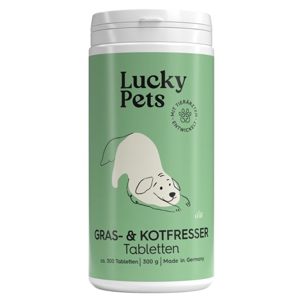 Lucky Pets Gras- & Kotfresser Tabletten 6er Set 1800 St