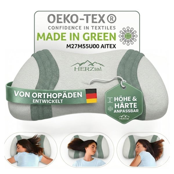 hERZtal Orthop. Memory-Schaum Kissen 35x68 cm