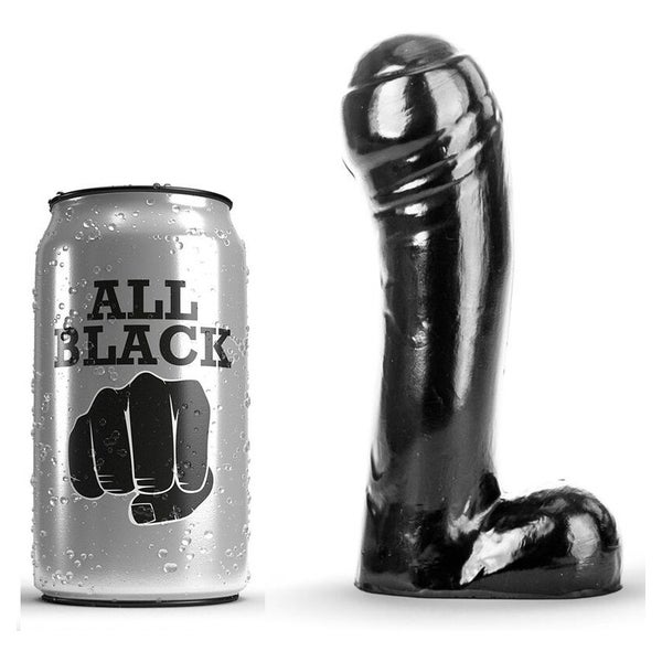 All Black - Dildo für Einsteiger mit definierter Spitze