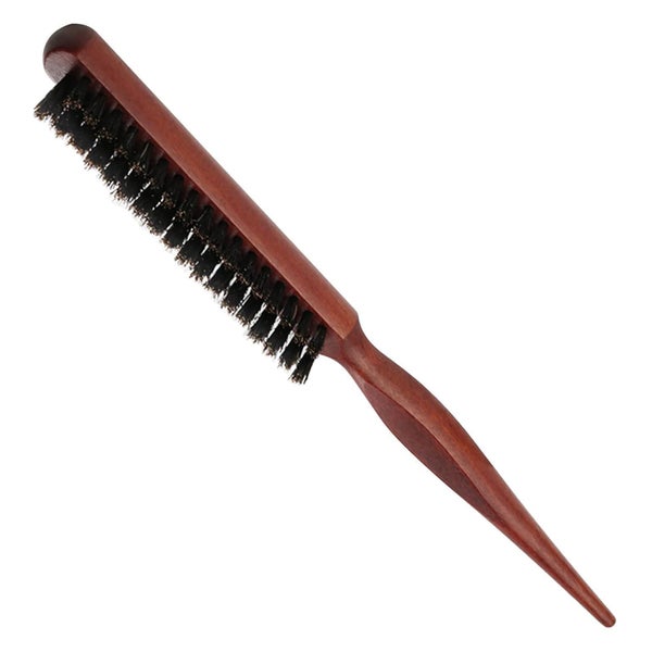 Teasing Hair Brush Boar Bristle Holzgriff für Langes Lockige 1 St