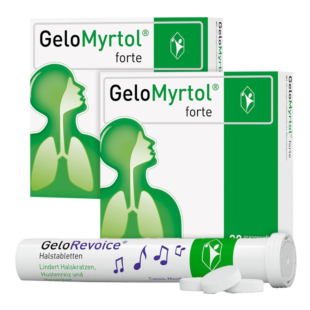 GeloMyrtol forte+GeloRevoice 2X20+1 St