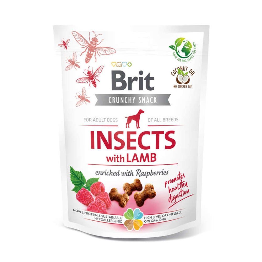BRIT Care Dog Crunchy Crakcer Insect Lamb 0,2 kg