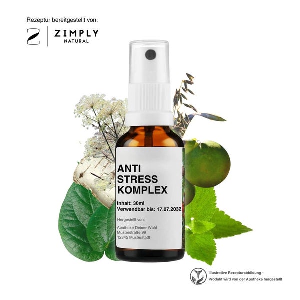 Zimply Natural ANTI-STRESS KOMPLEX - Pflanzbasierte Rezeptur 30 ml