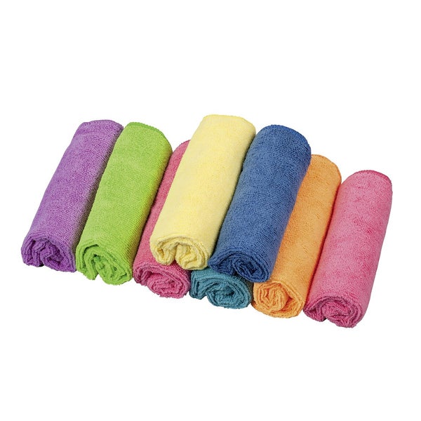 Vileda Microfaser Multi Colour 8 St. Reinigungszubehör 1 St