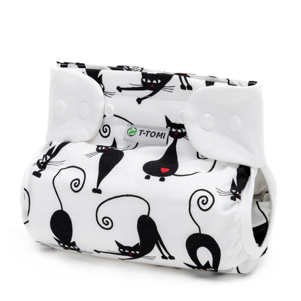 T-TOMI Spreizhose Druckknöpfe Cats 3-6 kg 1 St