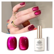 Gel Nagellack Magnetic Eye Drachenfrucht UV Nagelkunst Rot-V 1 St