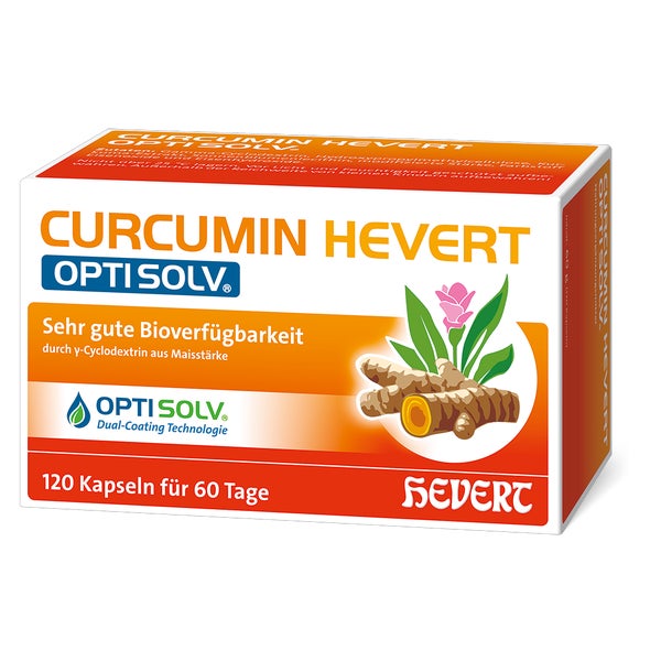 Curcumin Hevert Optisolv Kapseln 120 St