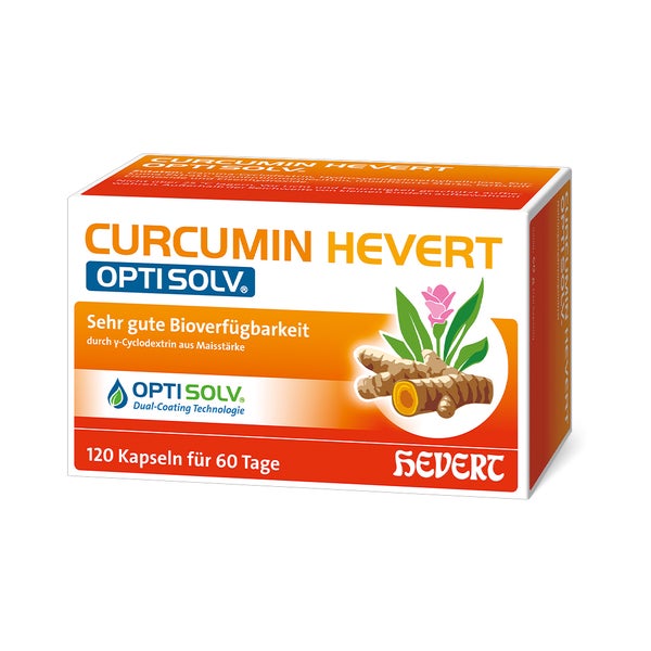 Curcumin Hevert Optisolv Kapseln 120 St