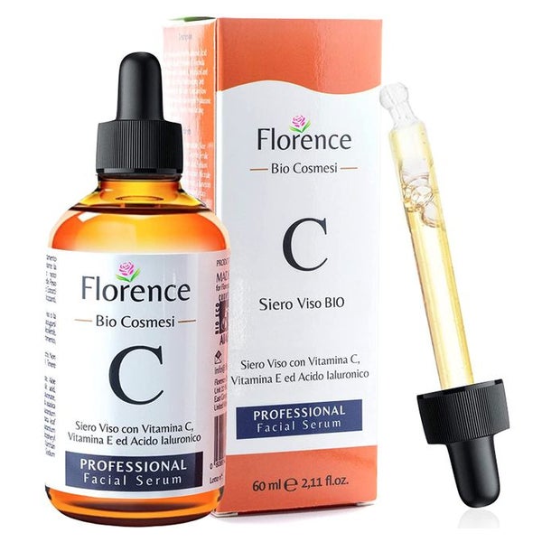 Florence BIO Hyaluron Serum mit Vitamin C/E Hochkonzentriert 60 ml