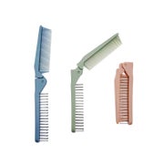 3x faltbare Haarbürsten Kamm Massagekopf feiner Zahnkamm Tas 1 St