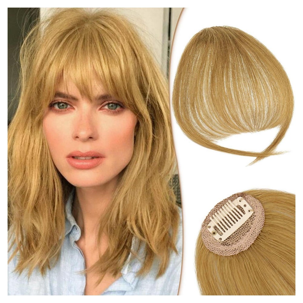 Pony Haarteil Clip in Remy Echthaar Bangs 5.5g (Packung mit 1 St
