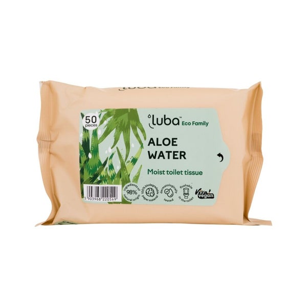 LUBA vlhèený toaletní papír - aloe 50 ks