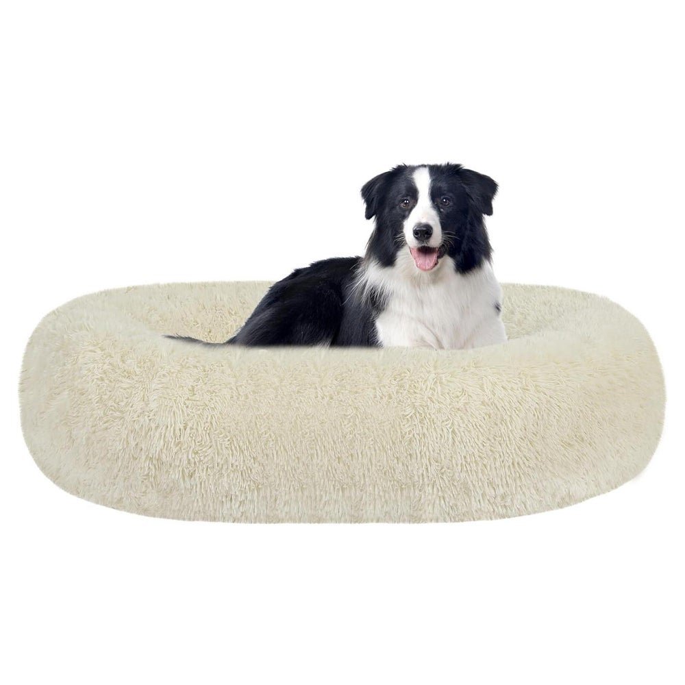 Hundebett orthopädisches Donut rund L 90 x B 90 x H 20 cm Be 1 St