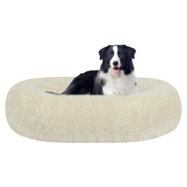 Hundebett orthopädisches Donut rund L 90 x B 90 x H 20 cm Be 1 St